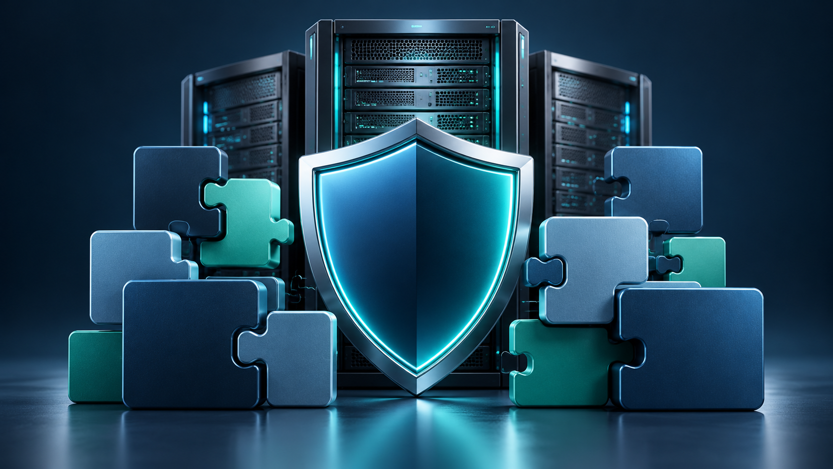 Conceptual illustration of software maintenance and digital security; not a specific affected product